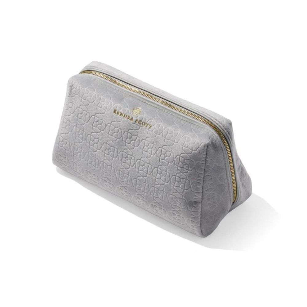 Kendra Scott Large Filigree Cosmetic Case - Cloud